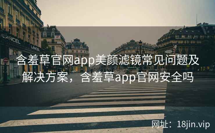 含羞草官网app美颜滤镜常见问题及解决方案，含羞草app官网安全吗