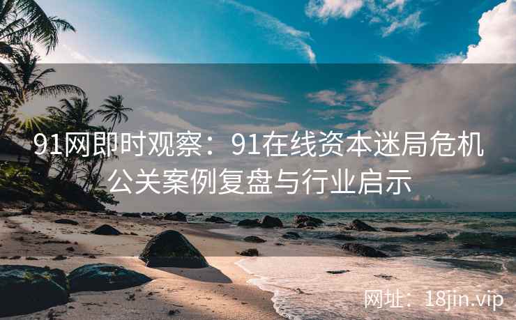 91网即时观察：91在线资本迷局危机公关案例复盘与行业启示