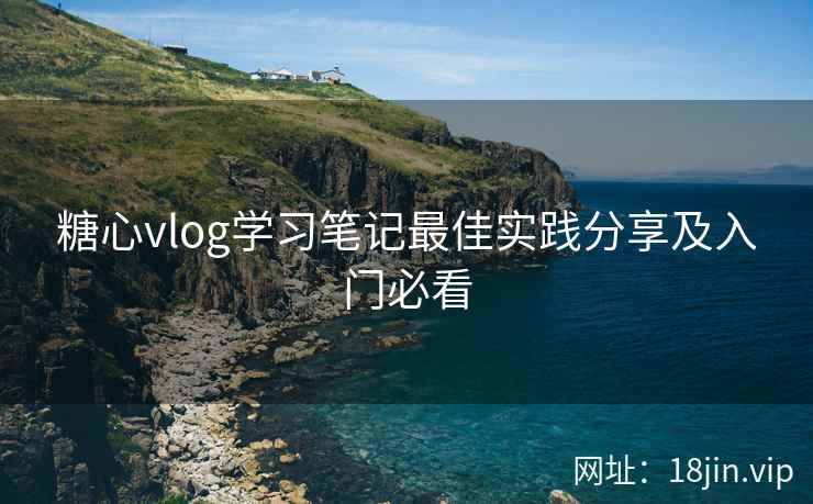 糖心vlog学习笔记最佳实践分享及入门必看